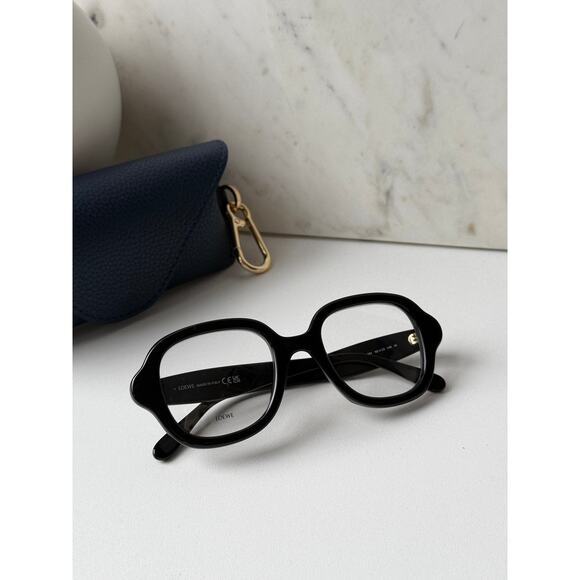 NEW Loewe LW50075I Curvy Black Eyeglasses Frames main image 5